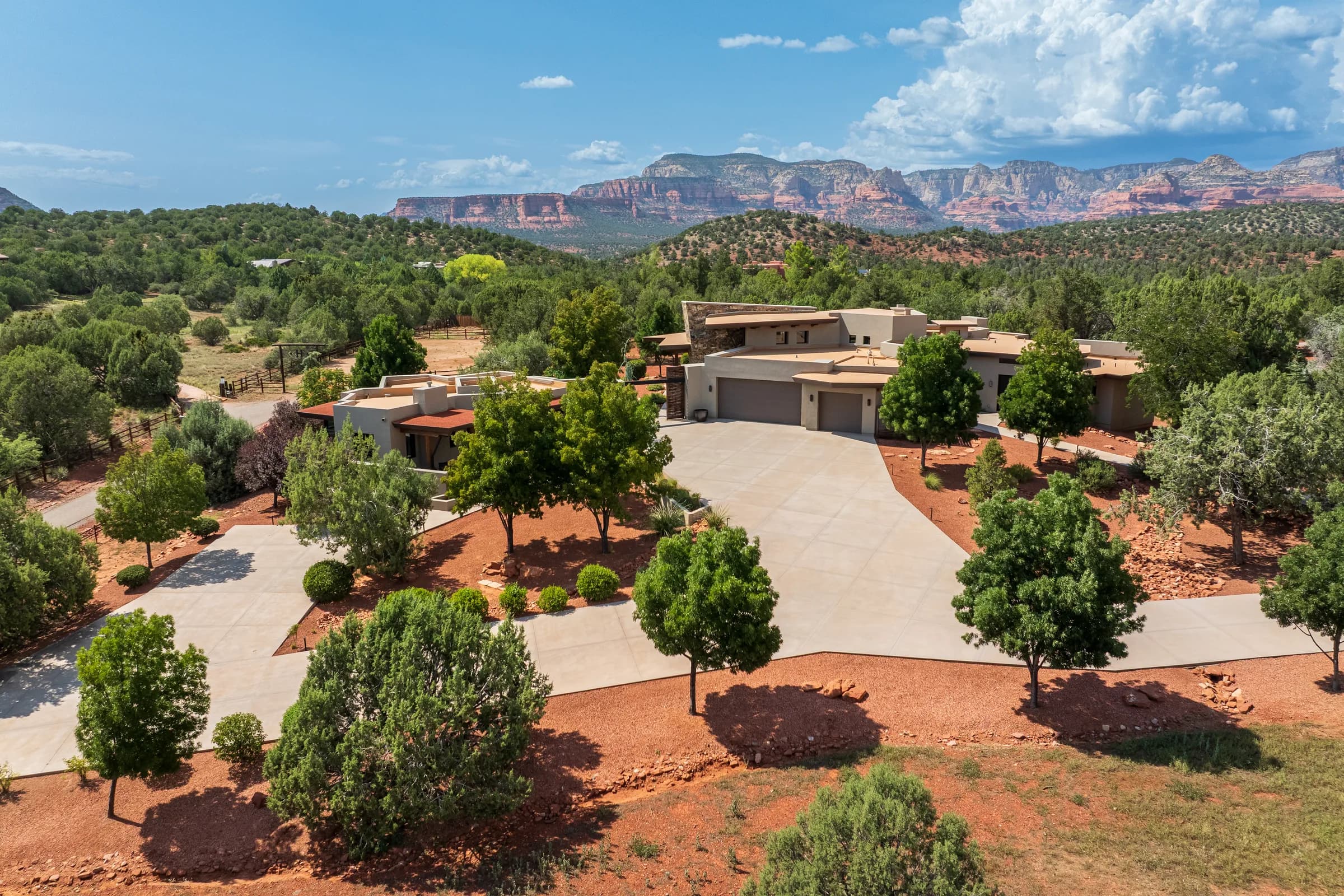Aerial at 120 Paisano Road