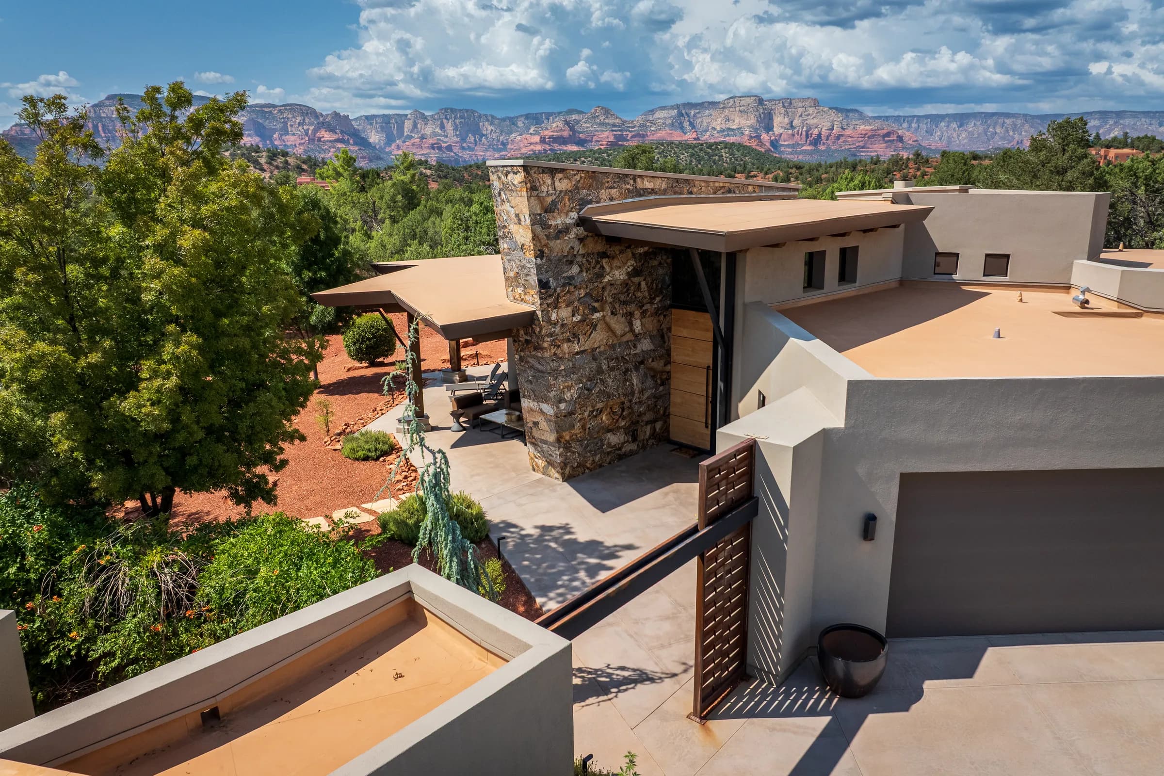 Aerial at 120 Paisano Road