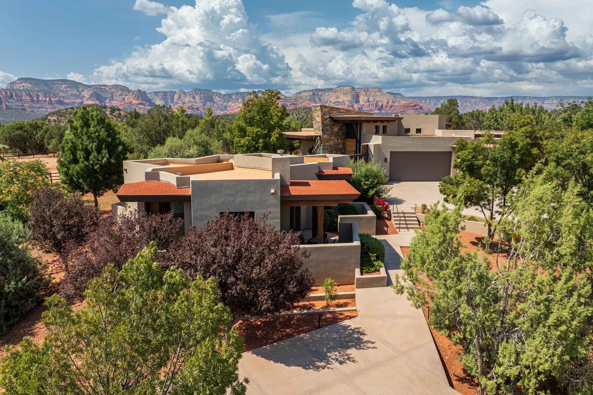Aerial at 120 Paisano Road