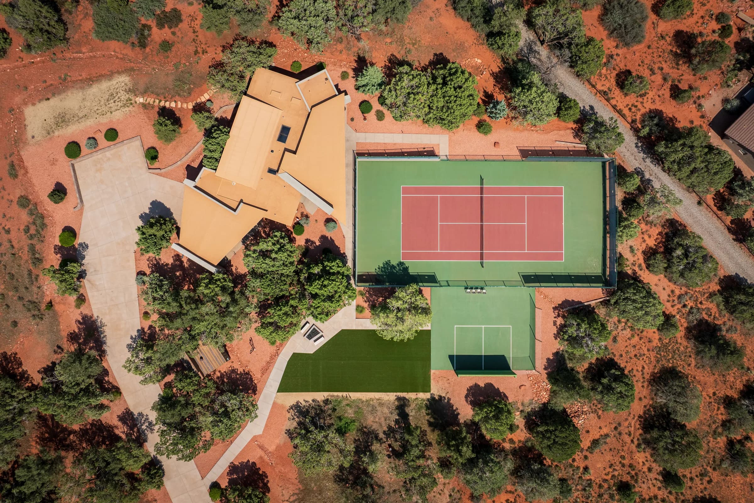 Aerial at 120 Paisano Road