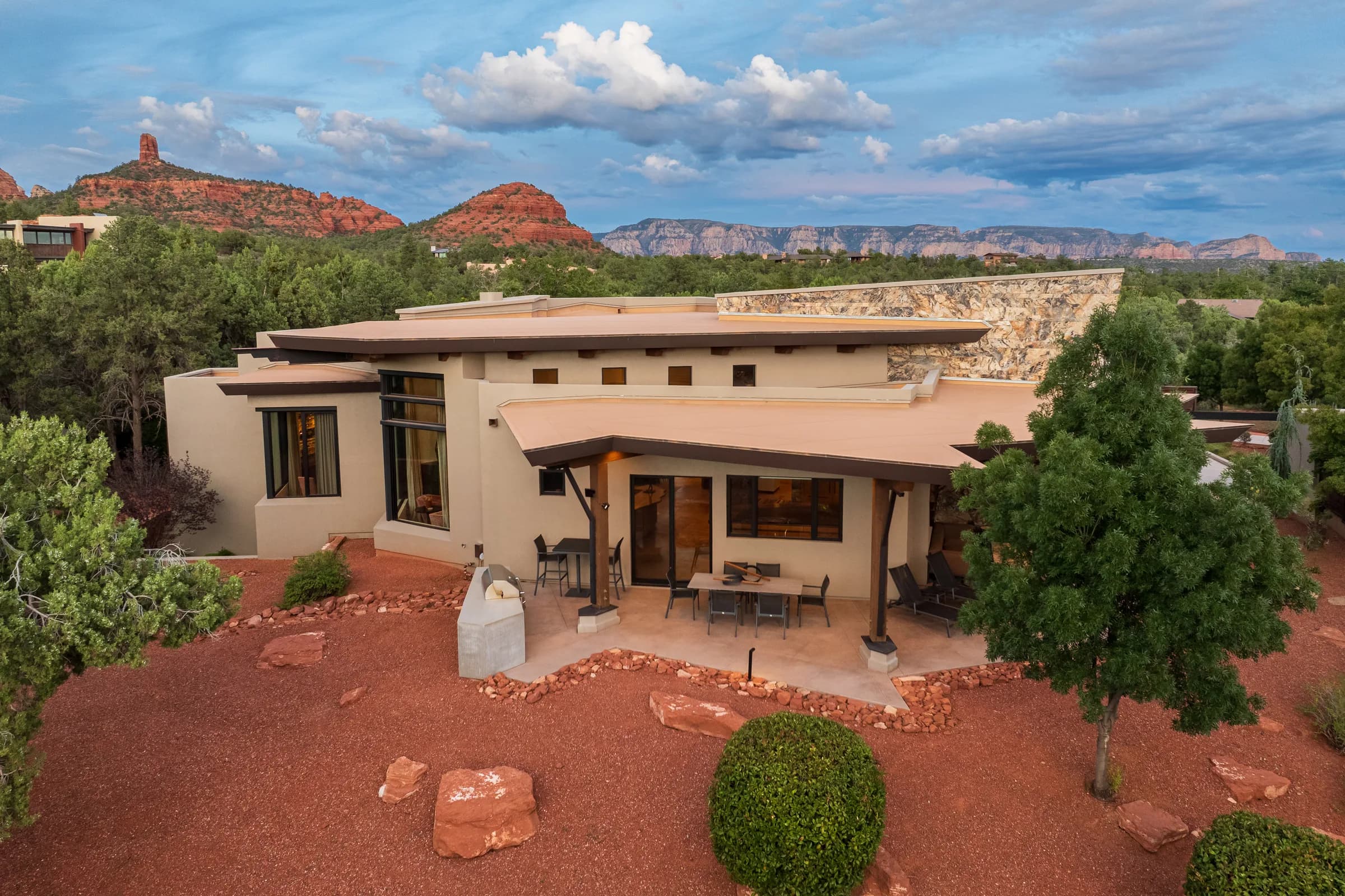 Aerial at 120 Paisano Road