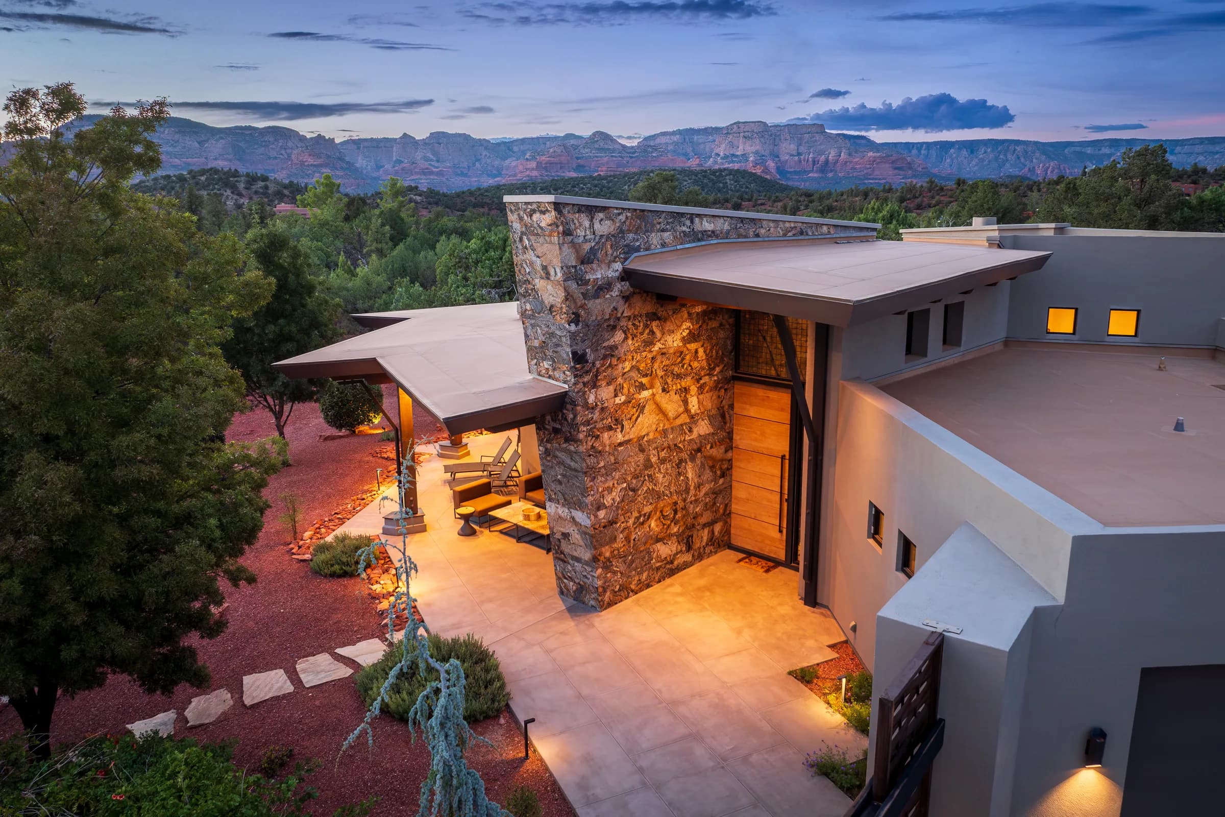 Aerial at 120 Paisano Road